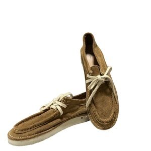Women’s Beek size 9 Towhee Wallabee Tan Suede Leather Moccasins